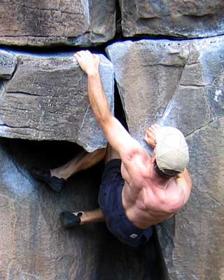 picture of bouldering at Buffalo Park