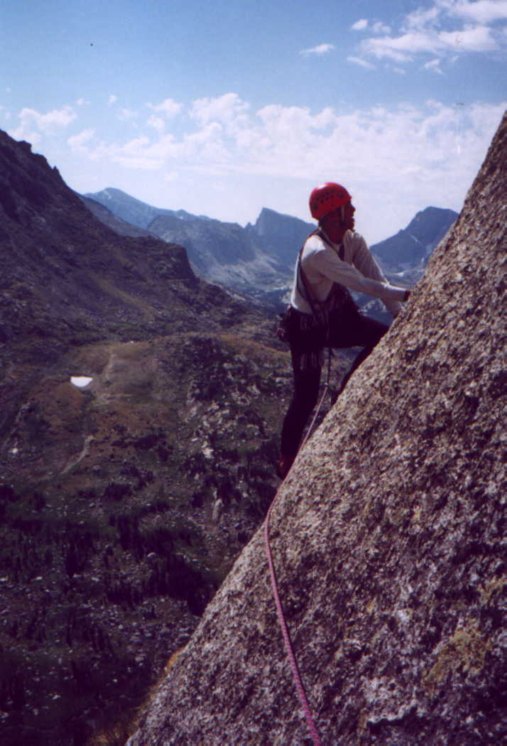 picture of Dean on the first pitch of Pingora
