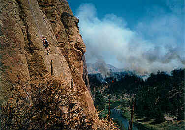 The smith rocks fire, 1996